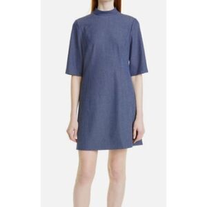 Alice + Olivia Blue Coley A-Line Mini Dress NWT Sz. 6